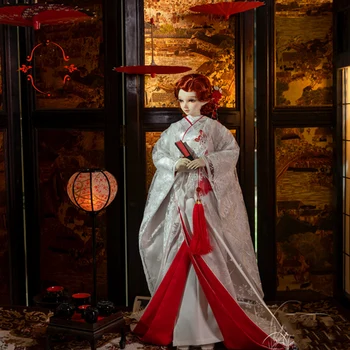 1/4 1/3 Vechi Costum BJD Haine Kimono Japonez Halat de Tinuta Pentru MSD SD13 Mare Fata SSDF ID75 Unchiul Papusa Accesorii C2193