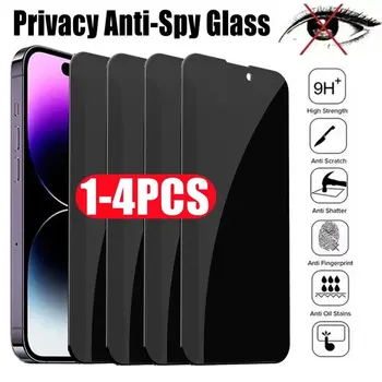 1-4buc Confidențialitate Ecran de Protecție pentru iPhone 14 13 15 Pro Max 12 11 Anti-spy Glass pentru iPhone 15 7 8 Plus 12 13 Mini X XR XS SE