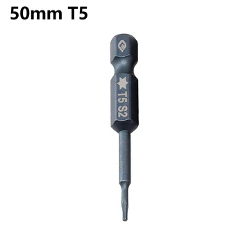 1 buc 50mm Albastru Magnetic Șurubelniță Torx Bits Lung Electrice Magnetic capete de Șurubelniță Set Șurubelnițe Instrumente T10/T15/T20/T25/T30