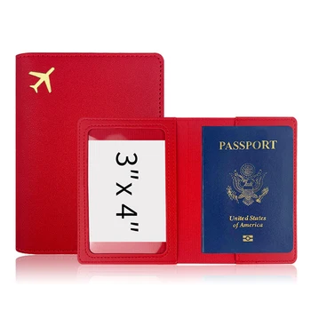 1 buc Stocarea Documentelor Pașaport Caz de Protecție Îngroșat Folder din Piele de Călătorie Pașaportul Titularului ambarcațiuni de Călătorie Cazul Cartelei