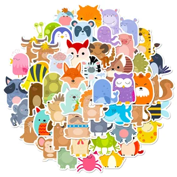 10/30/50PCS Distractiv Animal Mic Autocolant uri de Desene animate Drăguț Animal Autocolant Graffiti Autocolant pentru Copii