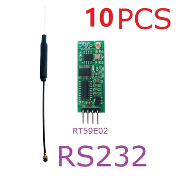 10 BUC 2400-2525MHz RS232 de Emisie-recepție Wireless Module RF UART Bord pentru Wifi ESP8266 NodeMCU PC port Serial COM Imprimante