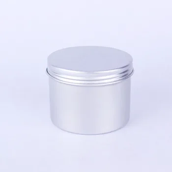 100 g de Cosmetice din Aluminiu Borcan de Ceai Ambalaje, Materiale Metalice de Culoare Argintie Rezerva Aluminiu Borcan Container de unică folosință produse Cosmetice