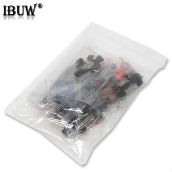 100BUC BC337 BC327 2N2222 2N2907 2N3904 2N3906 S8050 S8550 A1015 C1815 10Values Tranzistori set Pachet Tranzistor kit (PENTRU a-92)