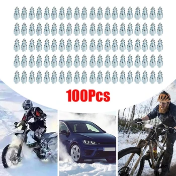 100buc Roata Papuci de Sol Joasă Presiune Șurub Stud Impact Minim asupra Mediului Iarnă Roată Anvelopă de Zăpadă Gheață Anvelope Motociclete Piroane