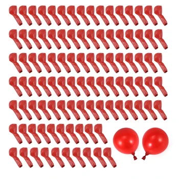 100buc Ruby Red Balloon Nou Metal Lucios Pearl Baloane Latex Chrome Culori Metalice Baloane cu Aer Petrecere de Nunta de Decorare