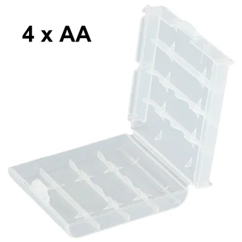 10buc Baterie de Plastic Protejează Caz Titularul de Acoperire AA AAA Bateriei Cutie de Depozitare Container Organizator Pentru 4xAA 5xAAA Baterii