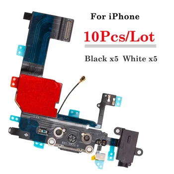 10buc/lot USB Port de Încărcare de Andocare Conector Flex Pentru iphone 5 5s SE 2020 6 6s 7 8 Plus De 4.7