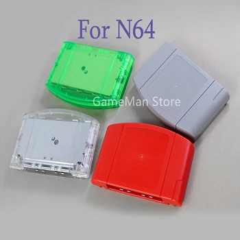 10sets Pentru N64 NE-versiune de Joc Carte de Caz Pentru Nintendo N64 Card cu Înlocuirea Greu de Caz cu Fier Titular cu Șuruburi
