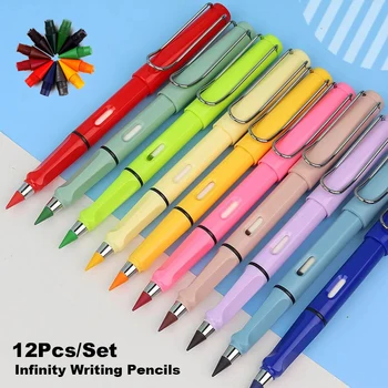 12 Culori/Set Infinity Creion, Cerneală Veșnică Creioane Pentru Copii De Artă Schiță De Culoare Desen Instrumente Stilou Cadou Rechizite Școlare Papetărie