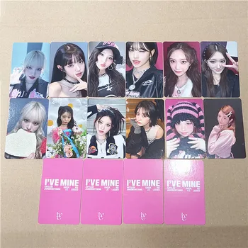 12buc/set KPOP IVE Album BaddieLOMO Card Wonyoung Pahare Rotunde LIZ Rei Leeseo Yuji Unsprezece Grup de Fete carte Poștală Carte de Fotografie