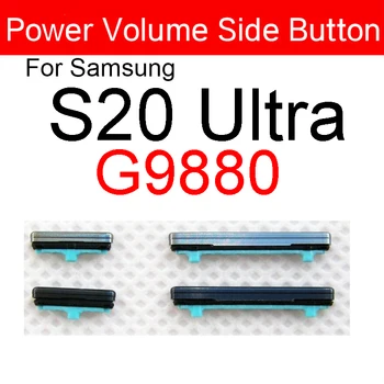 1Set(2 buc) Volum de Putere Buton Lateral Pentru Samsung Galaxy S20 Ultra G9880 G988B/N/U Putere Pe Off + Volum Comutator Cheie Piese de schimb