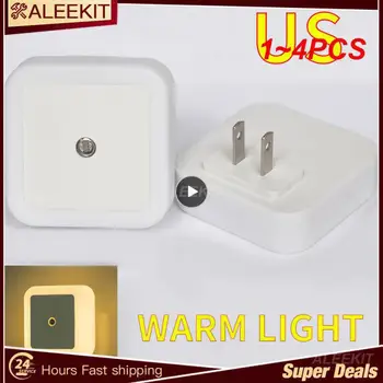 1~4 BUC Senzor de Mișcare Lumina de Noapte Wireless USB Reîncărcabilă Cabinet Lampa de Bucatarie Dormitor Iluminat Automat Luminile de Urgență
