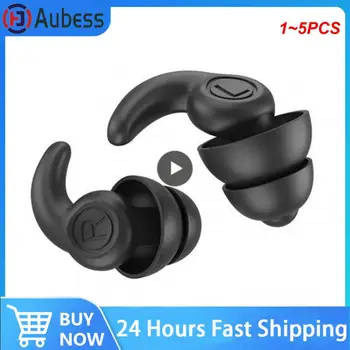 1~5 BUC Dopuri de Urechi Pentru Dormit Tapones Oido Ruido de Reducere a Zgomotului Silicon Moale antifoane Oordopjes Tapones Para Dormir Dopuri de urechi