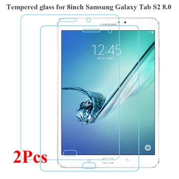 2 buc/Pack pentru Samsung Galaxy Tab S2 8.0 Ecran Protector Model SM-T713 T715T719 HD Temperat Pahar pentru 8Inch Samsung SM-T710