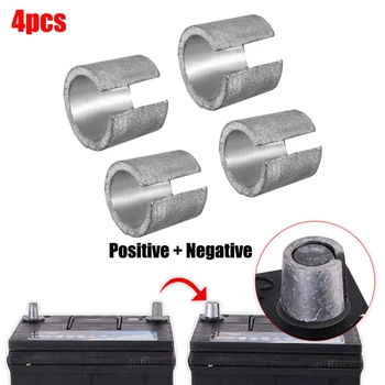 2 Pereche De Metal Borna Negativă A Bateriei Adaptor Pozitive Post Shim Duce Convertoare Auto Baterie Gramada Cap De Reparare