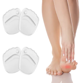 2 Perechi Gel Branț Tocuri inalte Picior Pad Femei pe Jumătate maneca Tălpi Absorbție de Șoc Anti-alunecare picior din Față a Introduce Perne