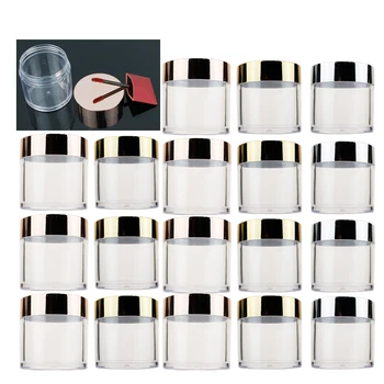20/30/50pcs 60g Borcane Cosmetice Recipient Gol cu Rose Gold Capac de unică folosință din Plastic Sticlă pentru Cremă de Corp Crema de Par Container