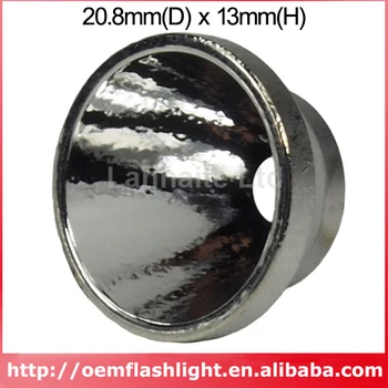 20.8 mm(D) x 13mm(H) OP Reflector din Aluminiu pentru Cree XP-G / XP-E
