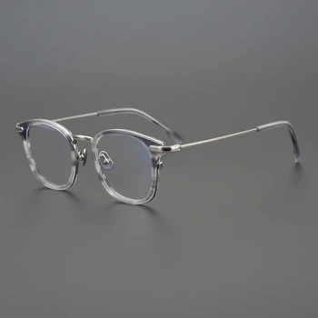 2023 Agrement Stil de Design de Moda de Lectură de Aliaj Rotund rama de ochelari bărbați femei Miopie Miopie baza de prescriptie medicala ochelari Retro