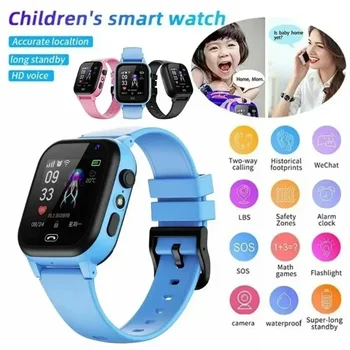 2024 Copii 4G Smart Watch Sim Card Video Call SOS de Localizare GPS Telefon aparat de Fotografiat Ceas Locație Tracker Impermeabil Copil Smartwatch