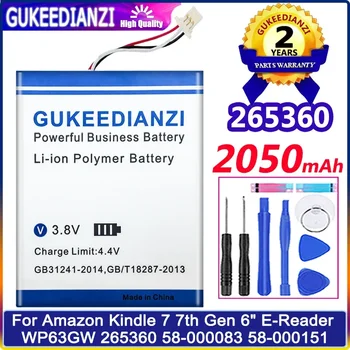 2050mAh MC-265360 Baterie Pentru Amazon Kindle 7 7 Gen 6