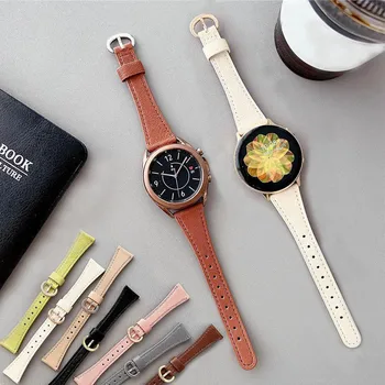 20mm 22mm Curea de Ceas din Piele Pentru Samsung Galaxy Watch 2 Active Active 3 Viteze S3 Watchband Bratara Pentru Huami Amazfit Bip Trupa