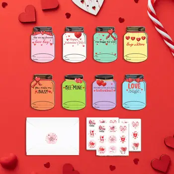 24 de Piese Carduri de Ziua Îndrăgostiților Valentine Schimb valutar Carduri pentru Ziua Nuntii