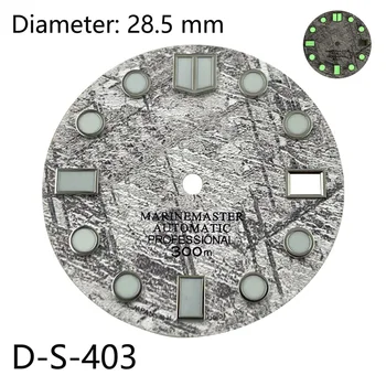 28.5 mm Prospex dial meteorit model dial SK007 scufundări dial c3 verde luminos rotativ pentru NH35NH36 mișcarea ceas personalizat