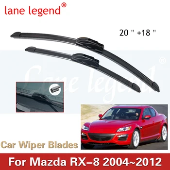 2x Pentru Mazda RX-8 RX8 RX 8 2004~2012 Față Dezosate Fara rama Lamele Cauciuc Auto Geam Parbriz Parbriz U J Braț Cârlig
