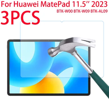 3 Bucati Zero Dovada Temperat Pahar Ecran Protector Pentru Huawei MatePad 11.5 inch 2023 Tableta, Folie de Protectie BTK-W00 BTK-W09