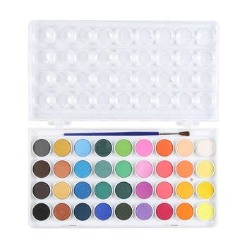 36 Solid De Culoare Pigment Vopsele Acuarelă Set Cu Culoare De Apă Portabil Perie Stilou Profesionale Pentru Pictura De Artă