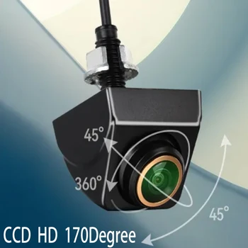 360 de Grade de Parcare CVBS CCD Masina din Spate Vedere aparat de Fotografiat Viziune de Noapte 12V IP68 rezistent la apa 170 Grade Pește Ochi Lentilă HD Vehicul de Rezervă