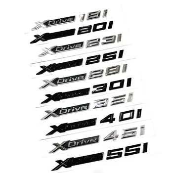 3D ABS Masina Fender Sticker Portbagaj Decal XDrive 20i 25i 28i 30i 35i 40i 50i Emblema, Insigna Pentru BMW X3 X5 X6 F15 F16 F25 Accesorii