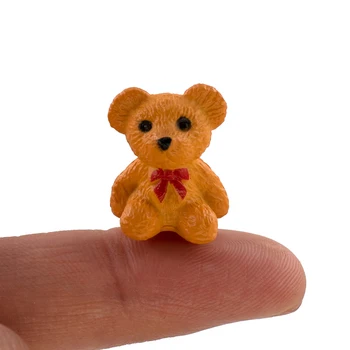 3Pcs 1/12 Casă de Păpuși în Miniatură Rășină Urs Simulare Animal Model de Jucărie Jucărie Mini casă de Păpuși Decor Accesorii