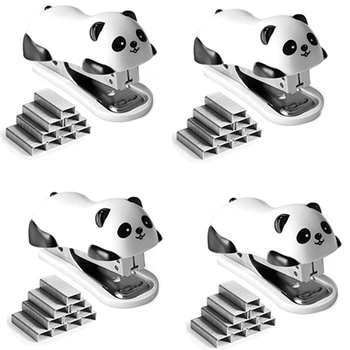 4 Buc Panda Desktop Capsator Capsator 12 Coli Capacitate, Capsator Cu 4000PCS Nr. 10 Discontinue & Built-In Capsatorului.