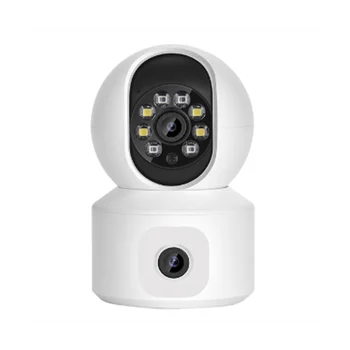 4MP Camera WiFi Dual Ecrane de Detectare a Mișcării Două căi Audio de Interior 4MP Mini PTZ Camera IP de Securitate Baby Monitor UE Plug