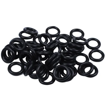 50 de bucăți negre de Nitril cauciuc O-Ring Seals Șaibe 12 mm x 2 5 mm x 7 mm