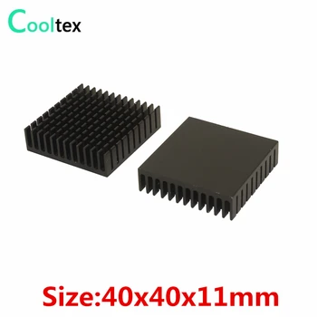 500pcs 40x40x11mm Aluminiu Radiator radiator pentru Cip LED IC Electronice de disipare a căldurii circuit integrat cooler de racire