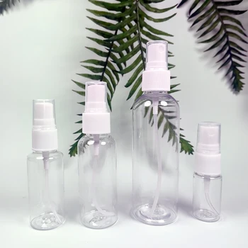 5Pcs Plastic Spray Bottles10/20/30/50/100 ml Clare de Gol Ceață Fină de Călătorie Mini Reîncărcabile Recipiente Pentru Parfum Lichid de Curățare