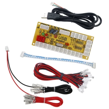 5V LED Întârziere Zero Tabla de Joc Arcade USB Encoder Pentru PC Pentru Raspberry Pi de Control Joystick Buton Conexiune prin Cablu Durabil
