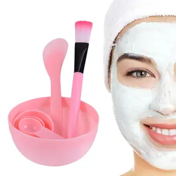 6pcs Plastic Masca Faciala Set Castron Masca Perie de Măsurare Frumusete Machiaj Cosmetice Amestecarea Instrumente de Îngrijire Femeie Lingura Consumabile Pielea D Z8W5