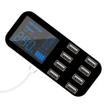 8 Porturi USB Încărcător de Mașină LED Display Digital Rapid de Încărcare Pentru iPhone 11 Pro Max Samsung Masina Încărcător de Telefon