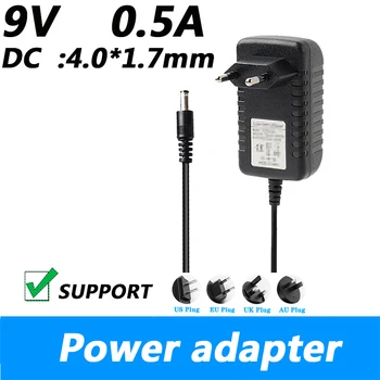 9V 0,5 a 500mA AC/DC Adaptor de Alimentare Încărcător de Perete Pentru hotone Ditto Looper chitara pedala 4.0*1.7 mm