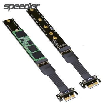 ADT-Link-ul PCIe 4.0 x1 1 x M. 2 NVMe Coloană de Cablu PCIe X1 Extensia M. 2 NVMe Cheie M SSD Hard Disk Card Adaptor Placa de baza Extender