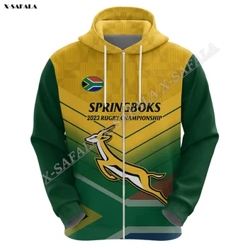Africa de sud la Rugby 3D Cald Iarna Gros de Bumbac, Print Hoodie Bărbați Adulți Uza Tricou Pulover Tricou Tricou Casual