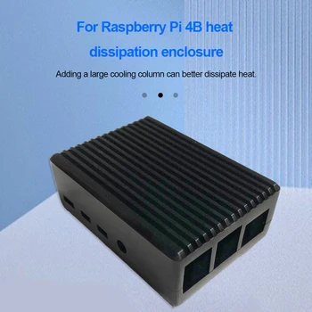 Aliaj de aluminiu de Caz pentru Raspberry Pi 4B Răcire Pasivă Caz Locuințe Cabina de Căldură Dissaption Caz de Metal pentru Raspberry Pi 4B