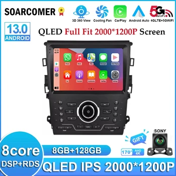 Android 13 Audio Radio Pentru Ford Mondeo 2 2013 2014 2015 2016 2017 2018 2 Din Masina Multimedia Player Video GPS Receptor Stereo