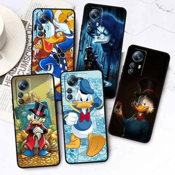 Anime, benzi Desenate cu Donald Duck Pentru Xiaomi Mi 13 12T 12 11T 11i 11 A3 10T 10 CC9E 9 Pro Lite Ultra 5G Negru Caz de Telefon
