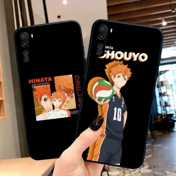 Anime Haikyuu Inteligent Telefon Caz pentru OPPO find X5 X3 X2 A93 Reno 8 7 Pro A74 A72 A53 Negru Moale Capacul Telefonului Funda